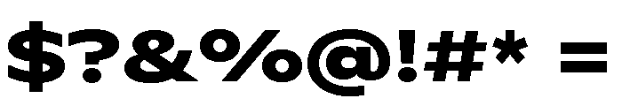 Watch Extrabold Font OTHER CHARS