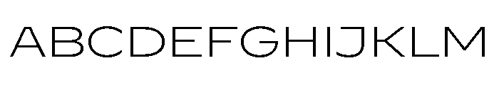 Watch Extralight Font UPPERCASE