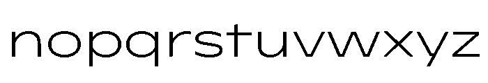 Watch Extralight Font LOWERCASE
