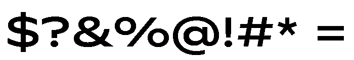 Watch Medium Font OTHER CHARS