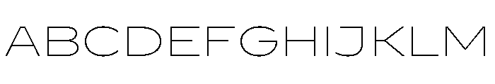 Watch Thin Font UPPERCASE