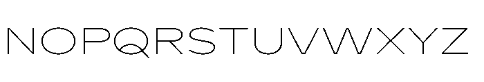 Watch Thin Font UPPERCASE