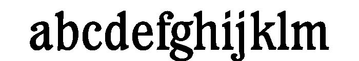 Waverly CondensedBold FONT
