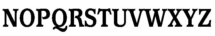 Waverly CondensedExtraBold Font UPPERCASE