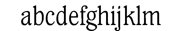 Waverly CondensedLight FONT