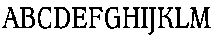 Waverly CondensedMedium Font UPPERCASE