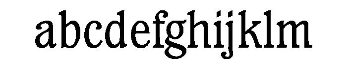 Waverly CondensedMedium FONT