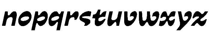 Waverse Breezy Instance Font LOWERCASE