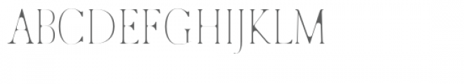 Warick Thin Round Font UPPERCASE