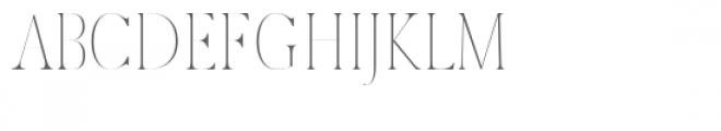 Warick Thin Font UPPERCASE