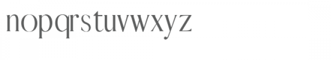 Warick Font LOWERCASE