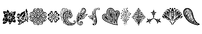 Wallflowers II Font UPPERCASE