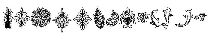 Wallflowers II Font UPPERCASE