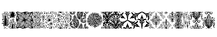 Wallflowers II Font LOWERCASE