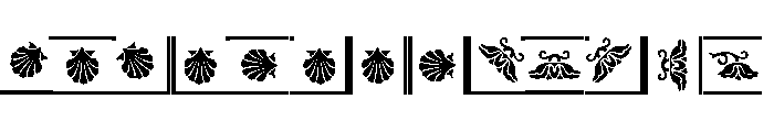 Water Garden Ornaments B FONT