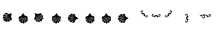 Water Garden Ornaments G FONT