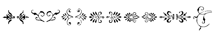 Wausau Ornaments Font UPPERCASE
