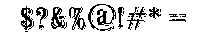 Wausau Regular Font OTHER CHARS