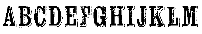 Wausau Regular Font UPPERCASE