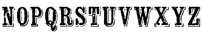 Wausau Regular Font UPPERCASE