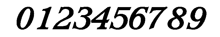 Waverly Bold Italic Font OTHER CHARS