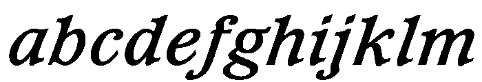 Waverly Bold Italic FONT
