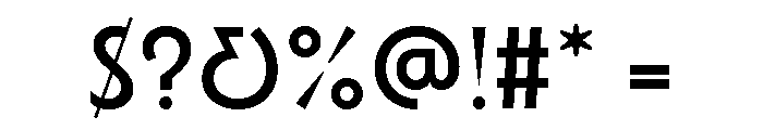 Waverly Bold Font OTHER CHARS