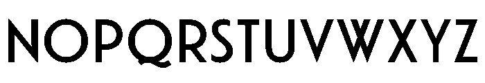 Waverly Bold Font UPPERCASE