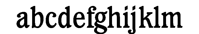 Waverly Condensed Bold FONT