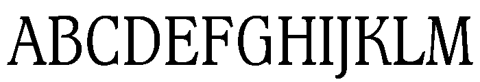 Waverly Condensed Light Font UPPERCASE