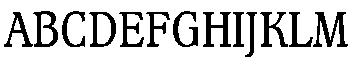 Waverly Condensed Medium Font UPPERCASE