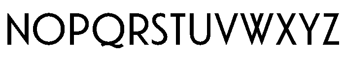 Waverly Demi Bold Font UPPERCASE