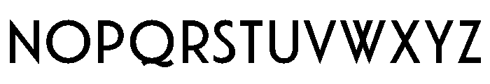 Waverly Demi Bold Font LOWERCASE