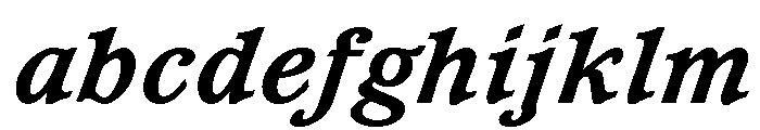 Waverly Extra Bold Italic FONT