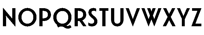 Waverly Extra Bold Font UPPERCASE
