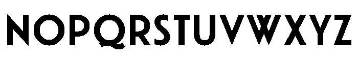 Waverly Heavy Font UPPERCASE