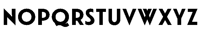 Waverly Heavy Font LOWERCASE