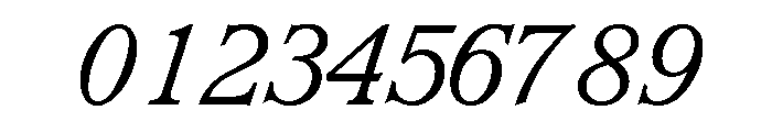 Waverly Light Italic Font OTHER CHARS