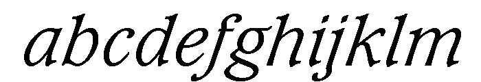 Waverly Light Italic FONT