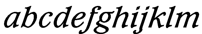 Waverly Medium Italic FONT
