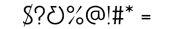 Waverly Medium Font OTHER CHARS