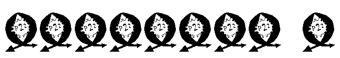 Way Out West Critters Font OTHER CHARS