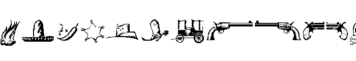 Way Out West Critters FONT