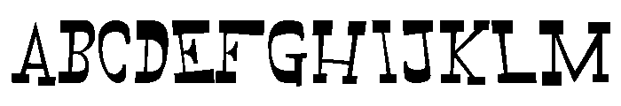 Way Out West Regular Font UPPERCASE