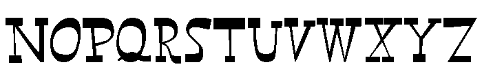 Way Out West Regular Font UPPERCASE