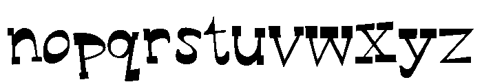 Way Out West Regular Font LOWERCASE