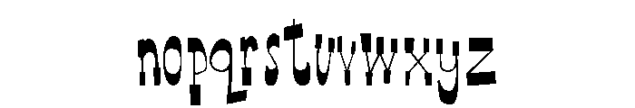 Way Out West Slim Font LOWERCASE