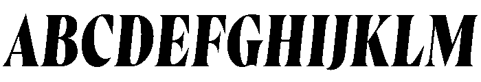 Wayfinder Bold Italic Font UPPERCASE