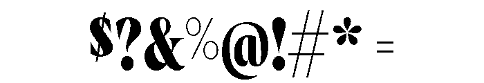 Wayfinder Bold Font OTHER CHARS