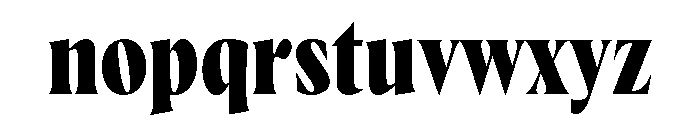Wayfinder Extra Bold Font LOWERCASE